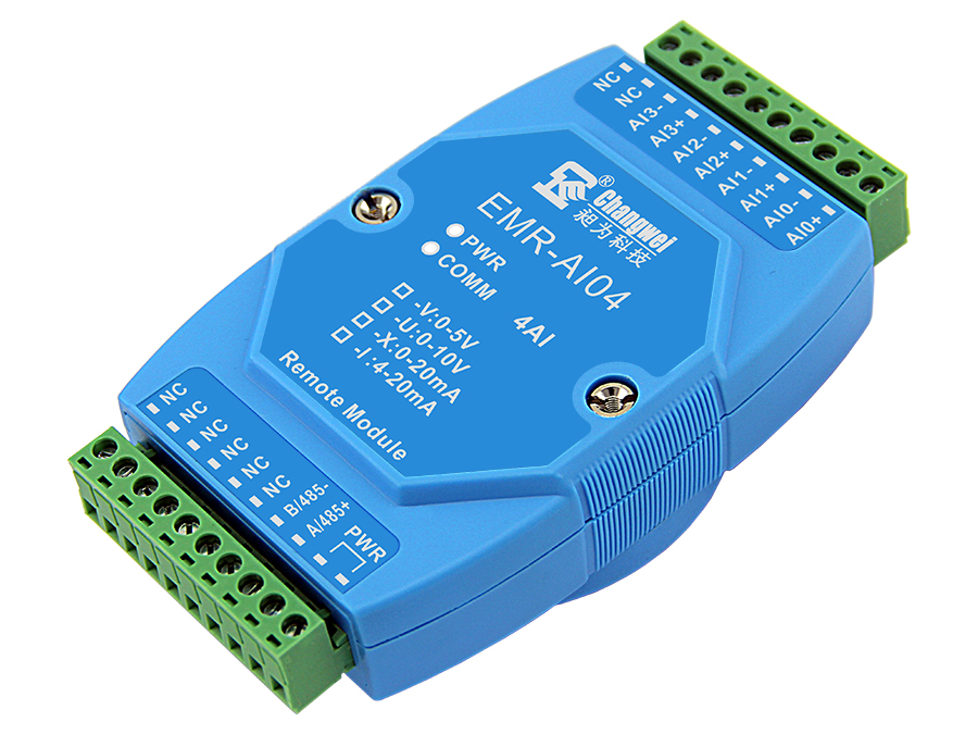 EMR-AI04系列四路模擬量輸入信號(hào)采集模塊 0-5V/0-10V/0-20mA/4-20mA