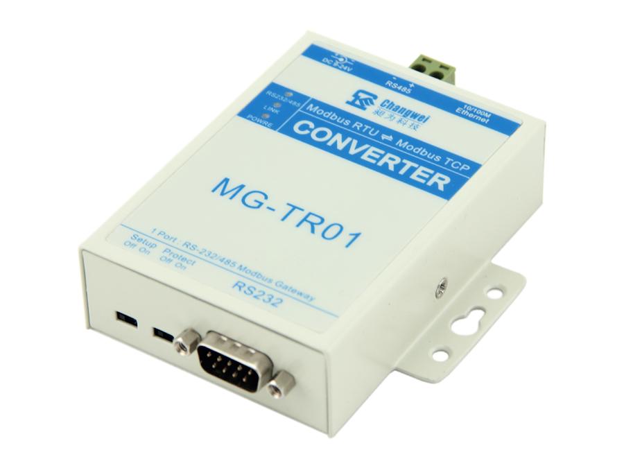 MG-TR01工業(yè)級(jí)RS232/485單串口Modbus網(wǎng)關(guān) Modbus RTU和Modbus TCP協(xié)議轉(zhuǎn)換器-已停產(chǎn)